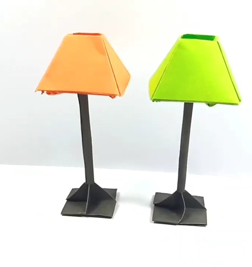 DIY MINI PAPER FLOOR LAMP