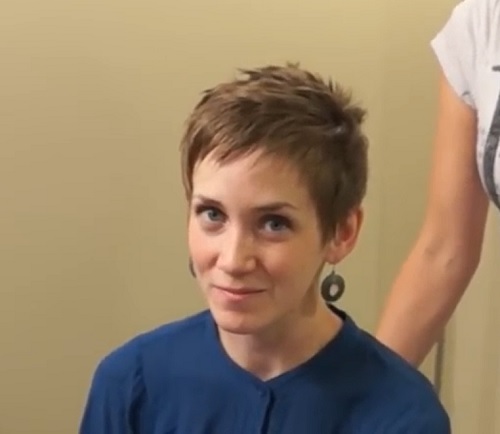 Pixie Haircut Tutorial 2
