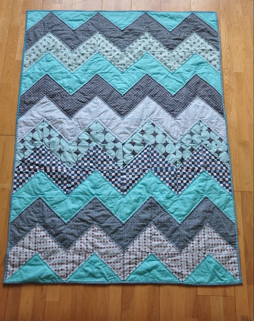 chevron quilt tutorial
