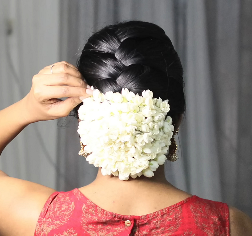 real flower using Hairstyle Ideas 2