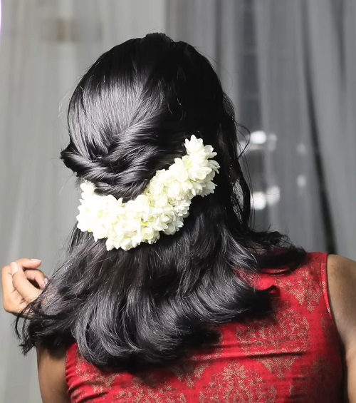 real flower using Hairstyle Ideas 3