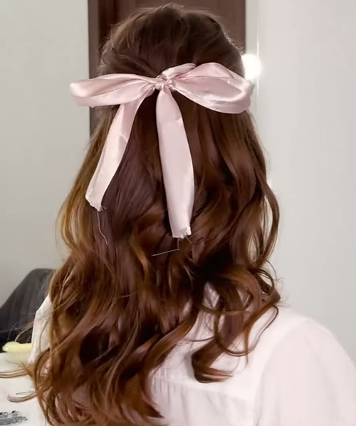 cute easy summer ribbon hairstyles