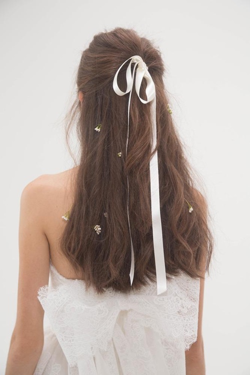 Strand Ribbon Braid Hairstyle