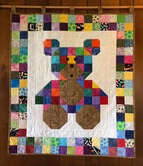Teddy Bear Quilt Tutorial