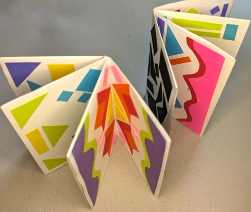 Mini origami for journaling