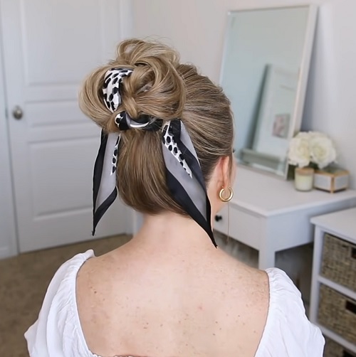 using hair scarf for Hairstyle ideas 2