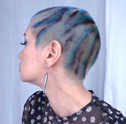 BUZZ CUT zebra print