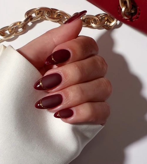 Matte Mocha Nails Ideas 4