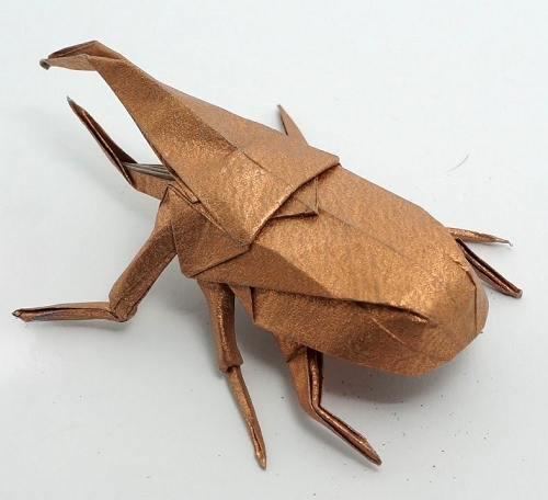 origami beetle ideas (cradiori)
