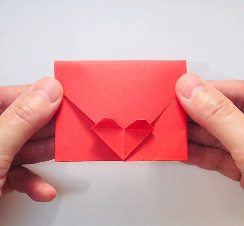 Easy Paper Heart Envelope
