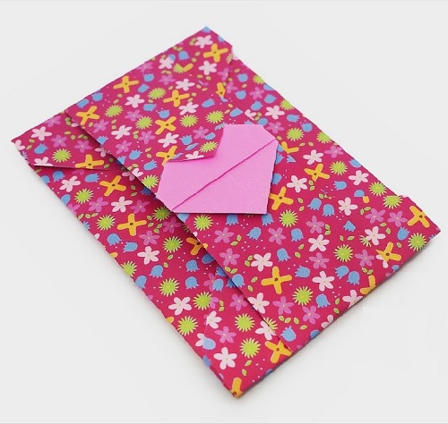 Origami Heart Envelope