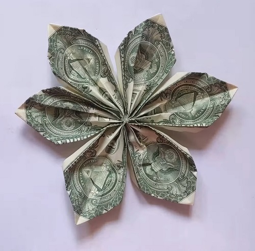 DIY How To Fold A Money Flower