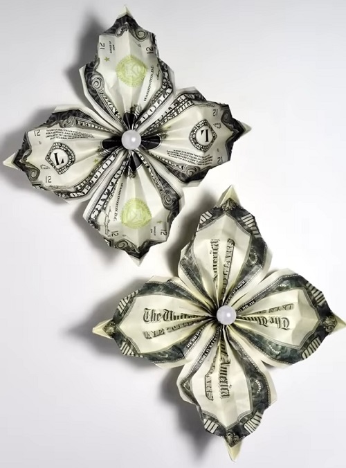 Easy and Beautiful Money FLOWER