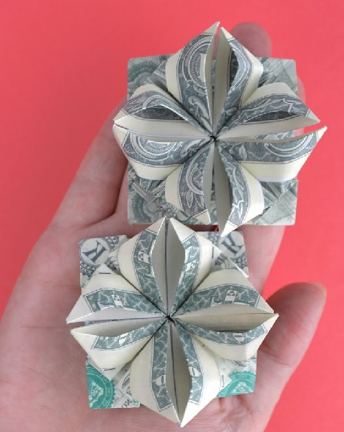 Cute flower Dollar Origami