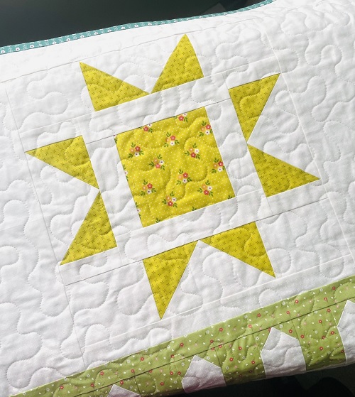 Sun Star Quilt Block